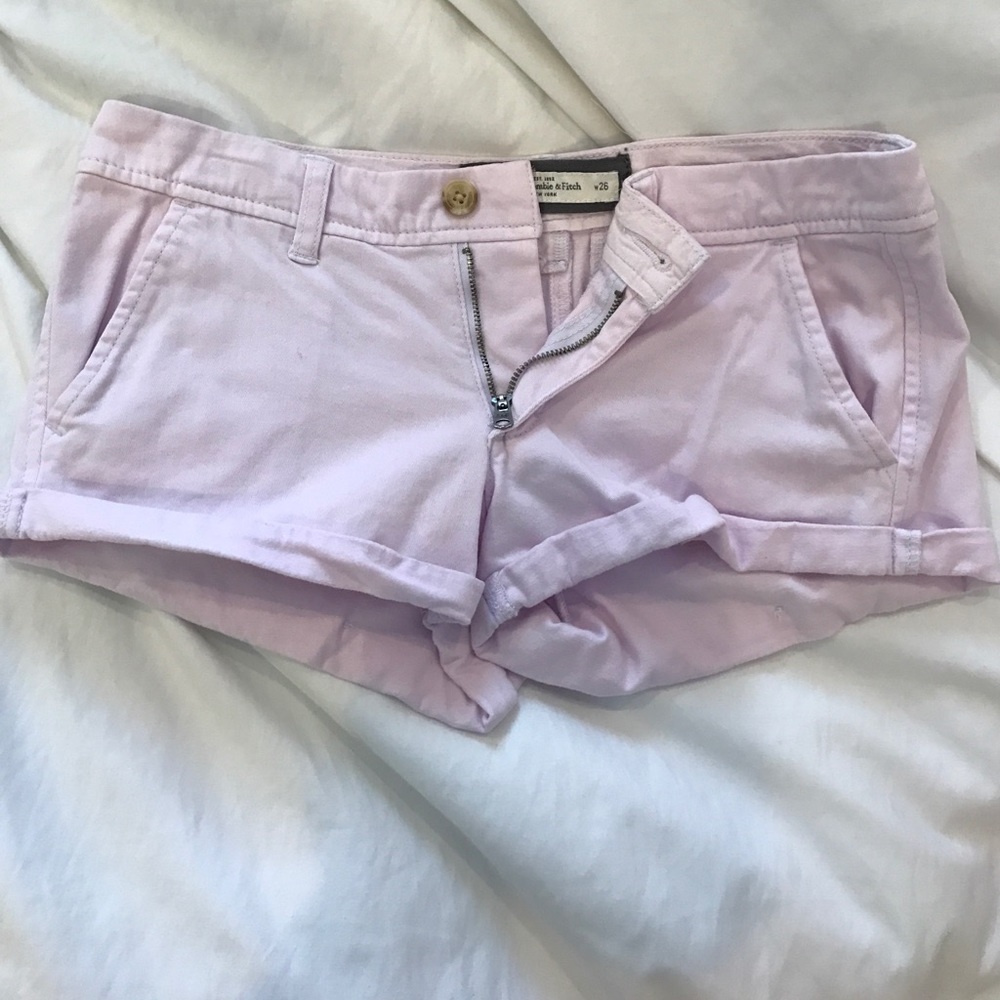 Abercrombie light purple shorts
