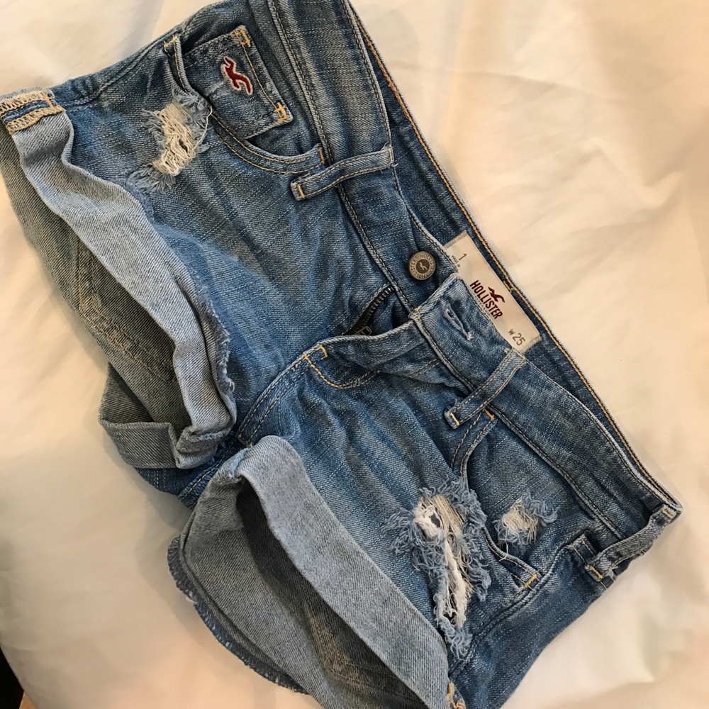 Hollister jean shorts