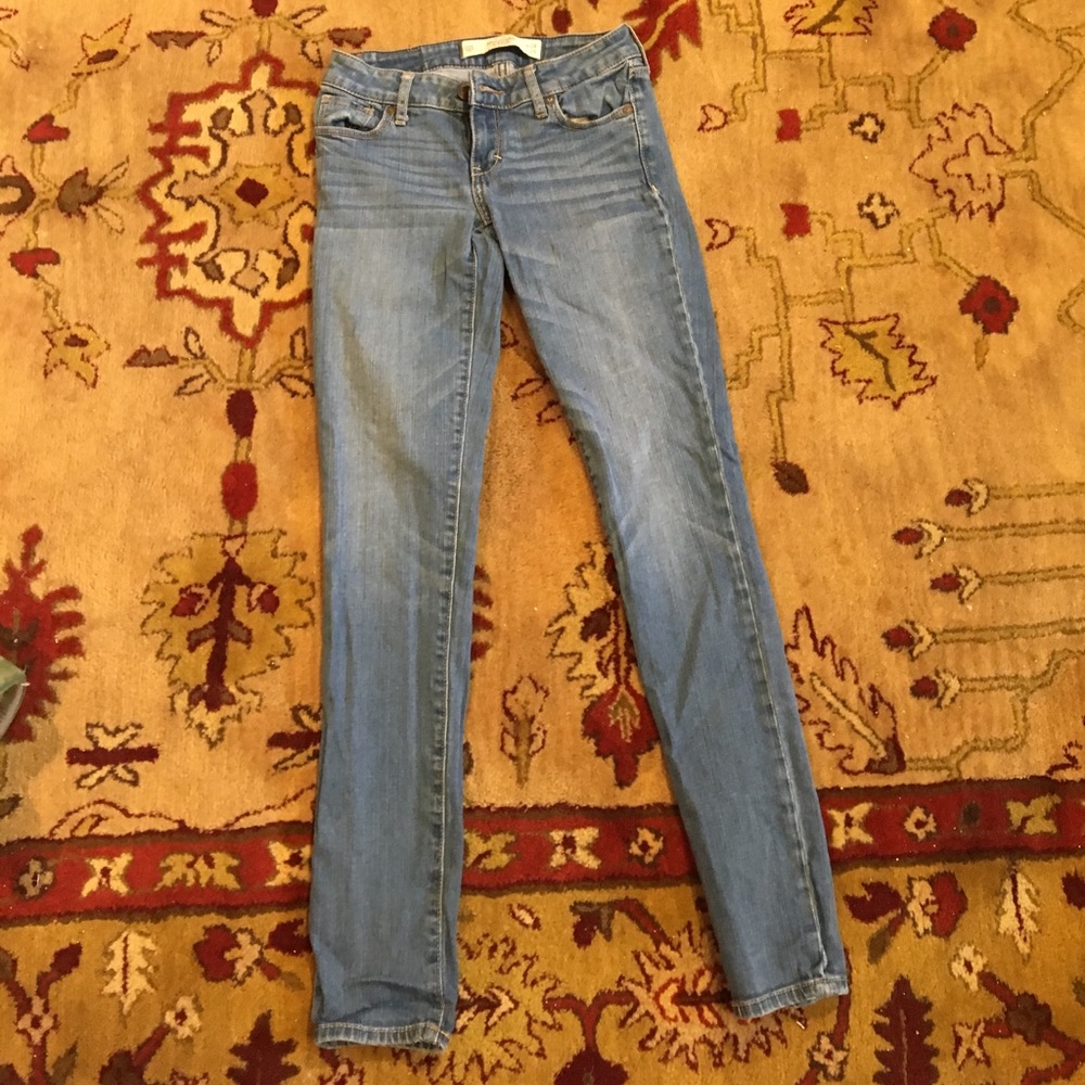 A&F skinny jeans, size W24xL29, 00S