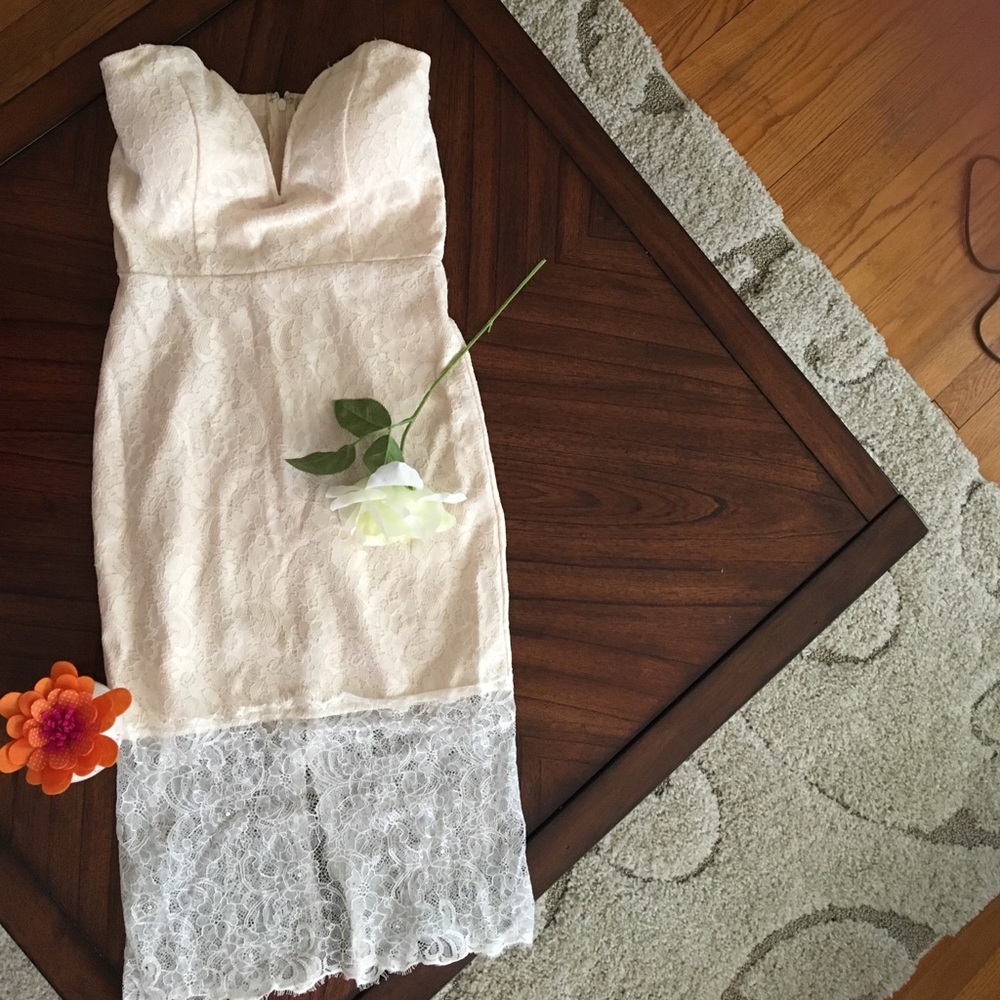 Creamy dress