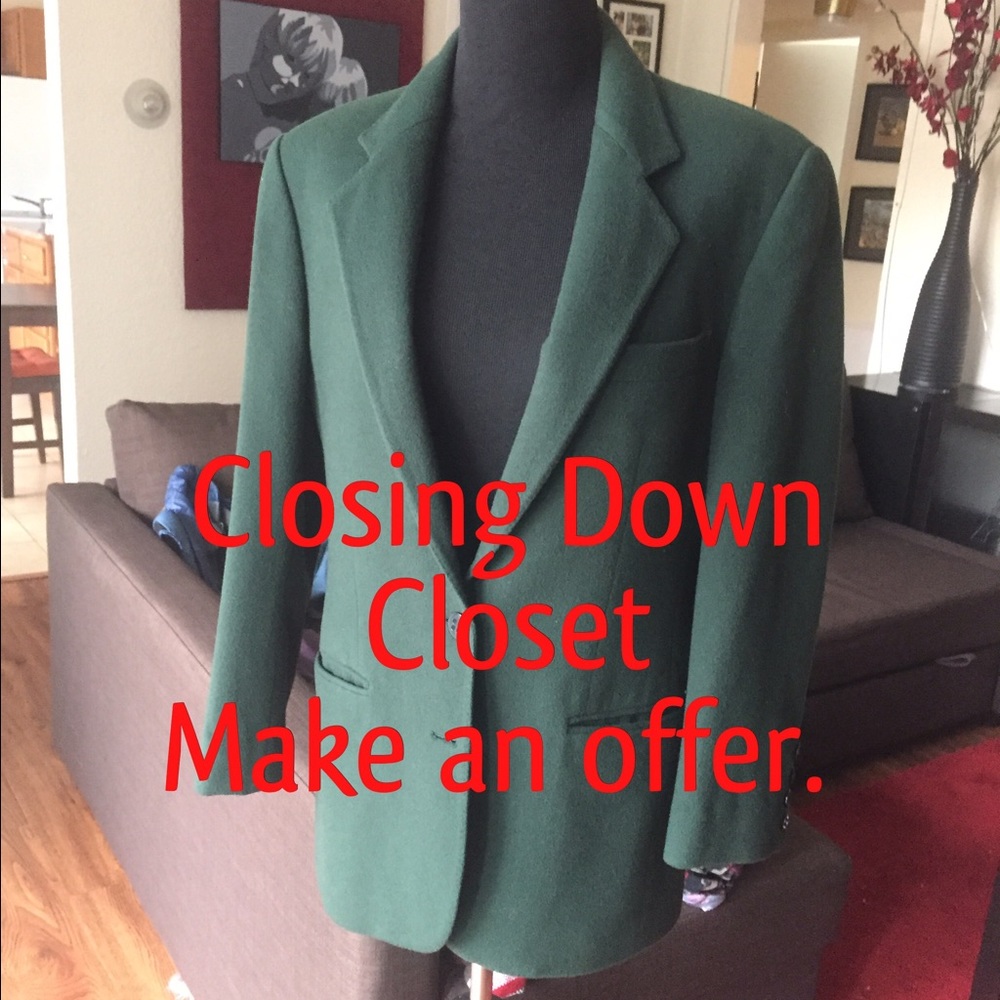 Burberry Woo/ cashmere Blazer