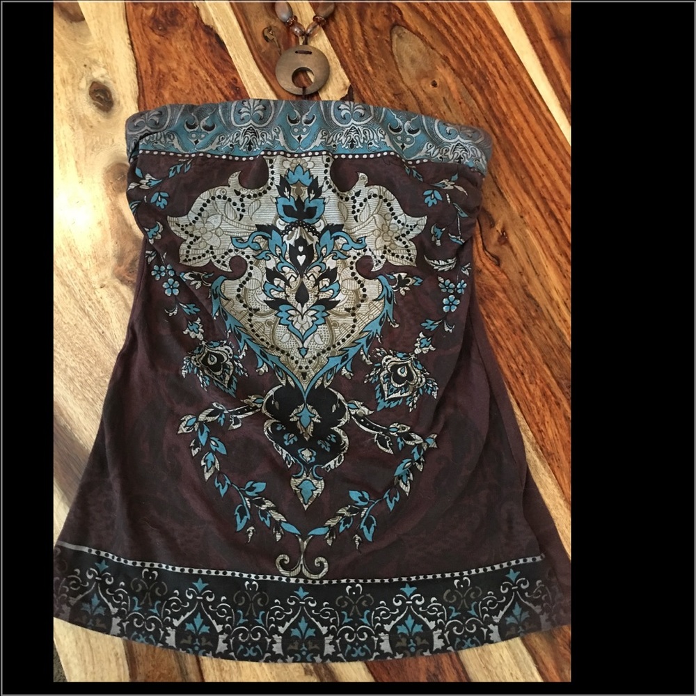 Fang Bohemian style Sleeveless Halter top