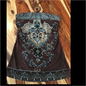 Fang Bohemian style Sleeveless Halter top