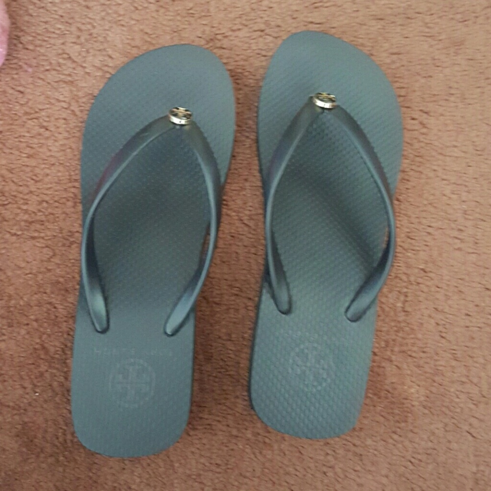 Tory burch wedge flip flop