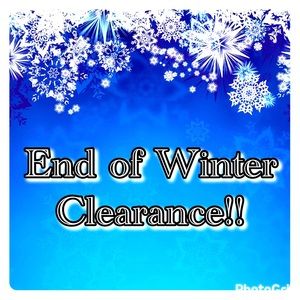 End of Winter Clearance Sale!