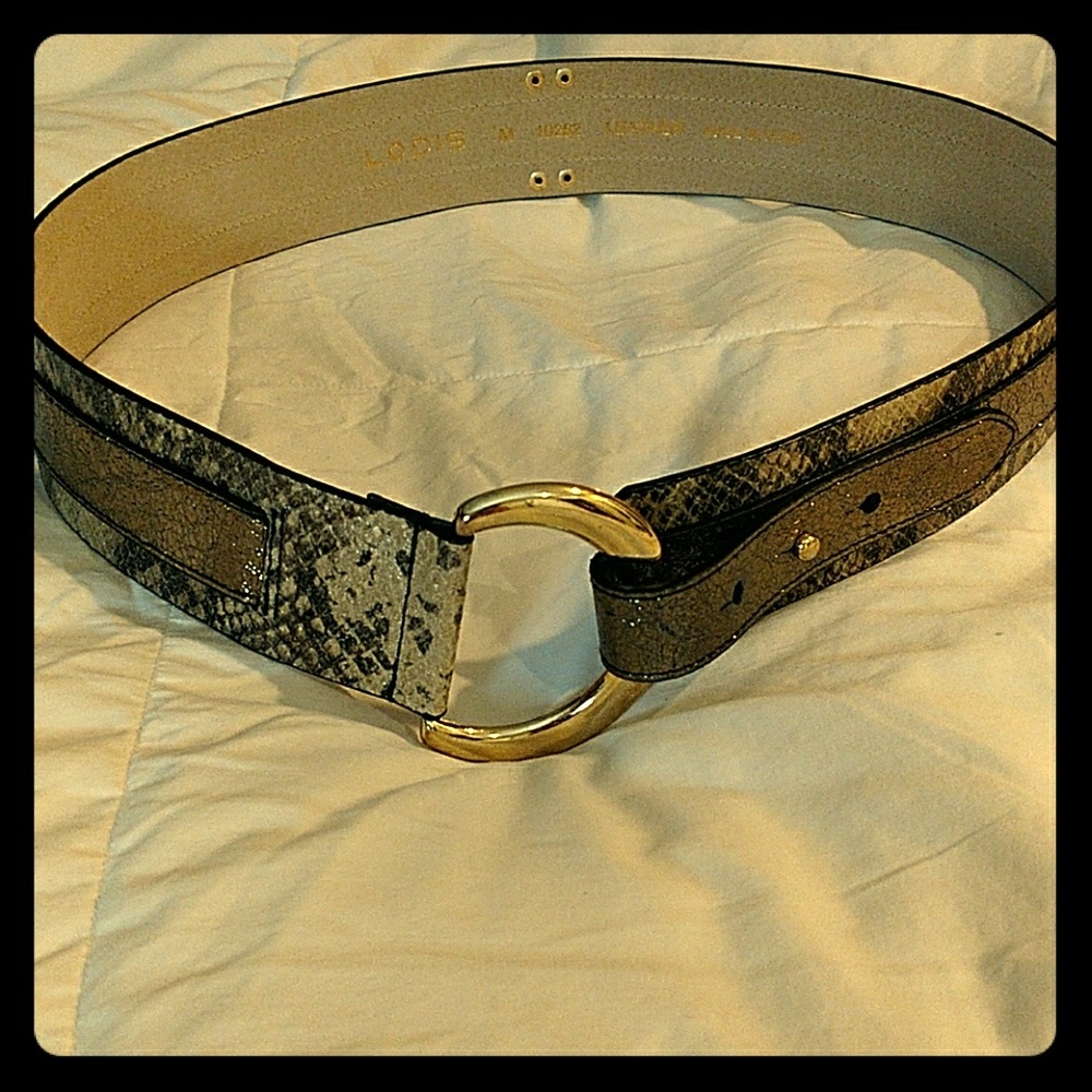 Lodis leather belt