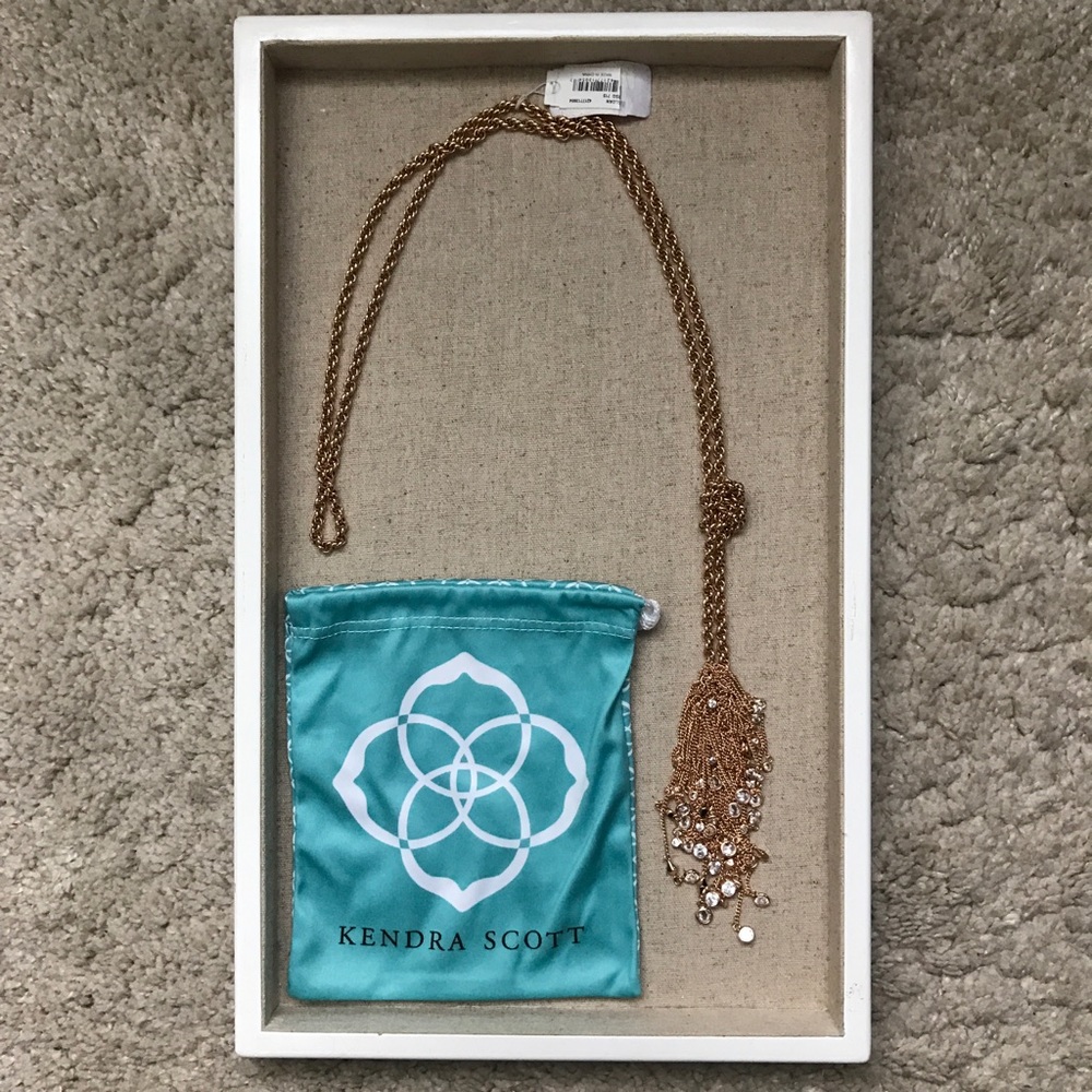 Kendra Scott Sloan Lariat in Rose Gold