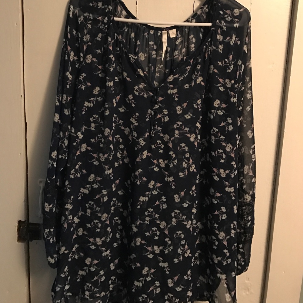 Sheer Lauren Conrad top