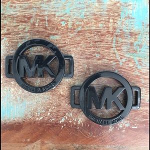 Authentic Michael Kors Black Decorative Logo.