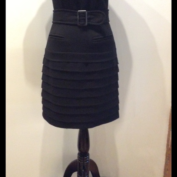 What Comes Around Goes Around Black Wool Dress - Picture 4 of 7