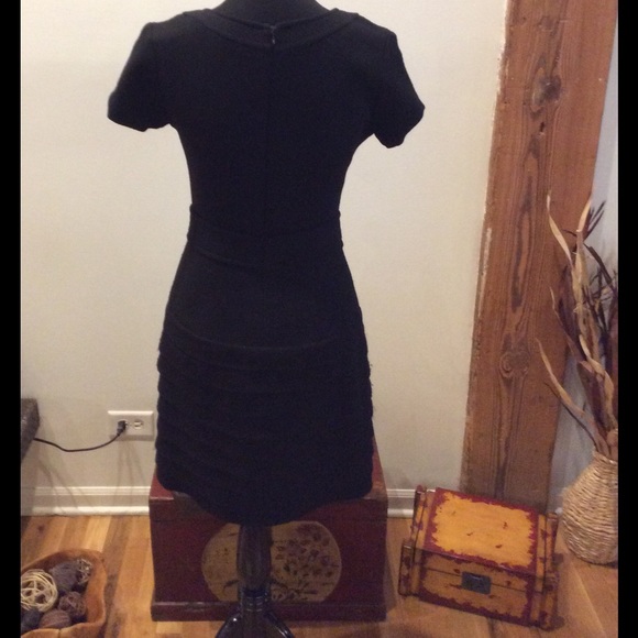 What Comes Around Goes Around Black Wool Dress - Picture 6 of 7
