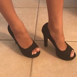 Black heels