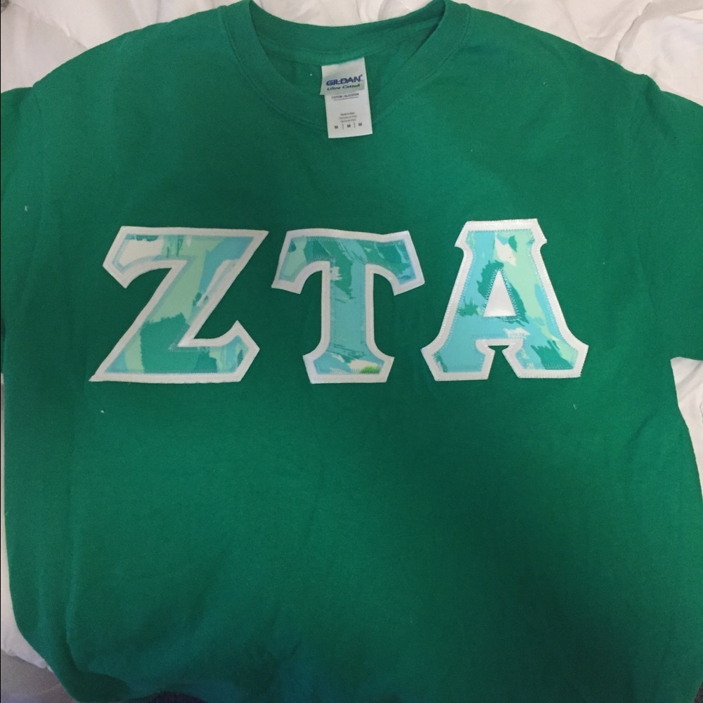 ZTA hard stitched Lilly Pulitzer letters