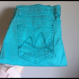 Teal NY&C skinnies
