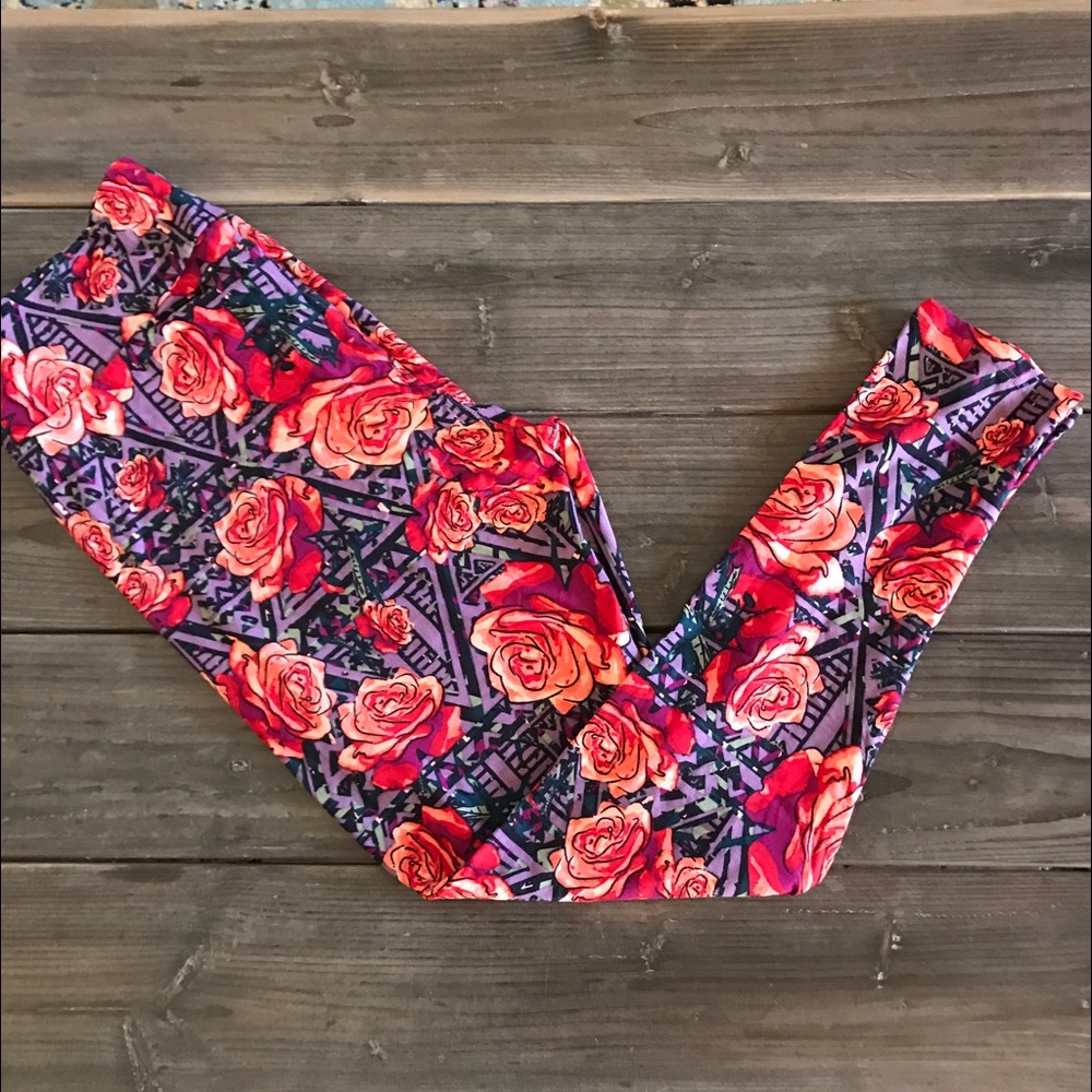 NEW TC rose LuLaRoe leggings