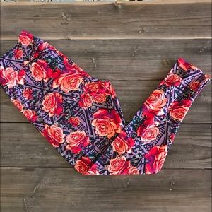 NEW TC rose LuLaRoe leggings