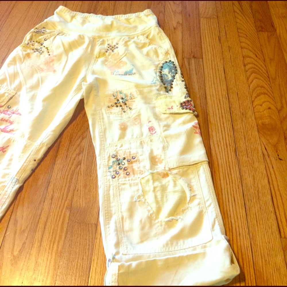 Da - Nang, A Pea in the Pod - designer silk Capri