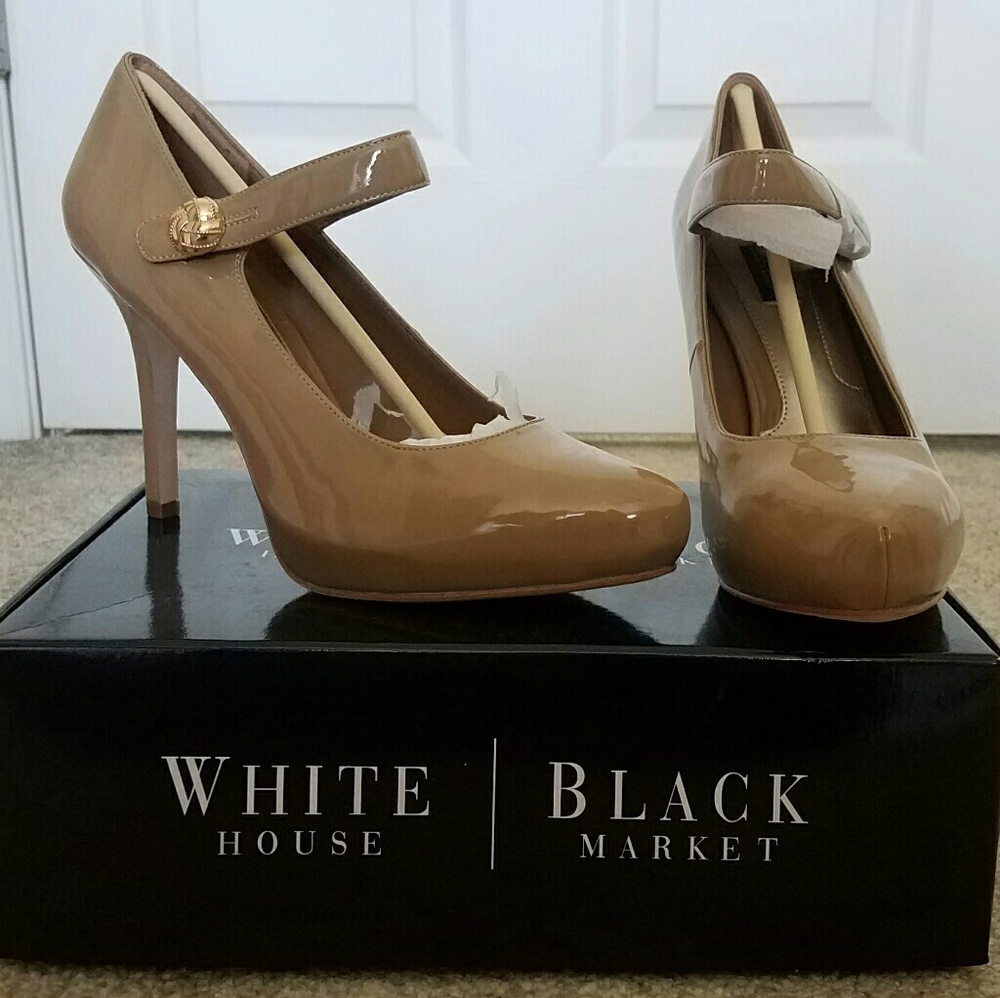 White House Black Market Maryjane Heels