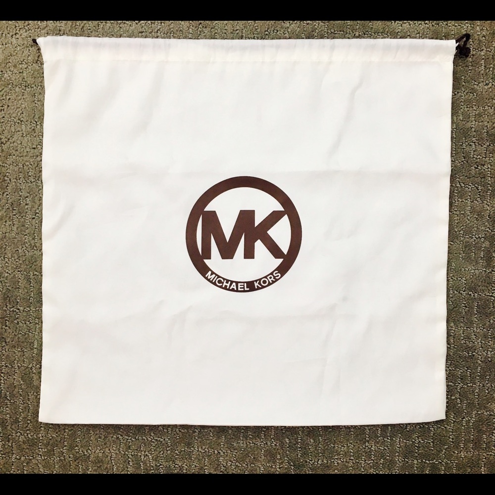Sale! Sale!! Michael Kors Satin Ivory Dust Bag