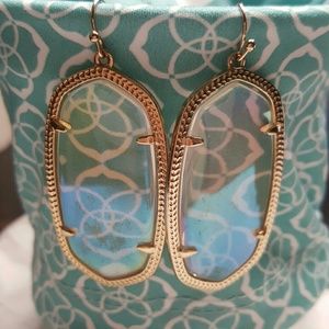Kendra Scott Clear Irridescent Danielle's. HTF