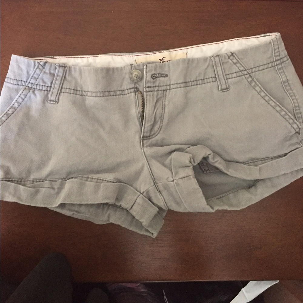 Gray twill Hco shorts