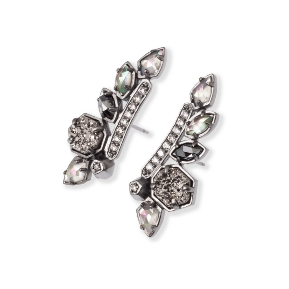 Kendra Scott Madison Ear Climbers in Midnight