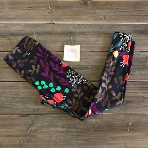 NEW OS flower print LuLaRoe leggings