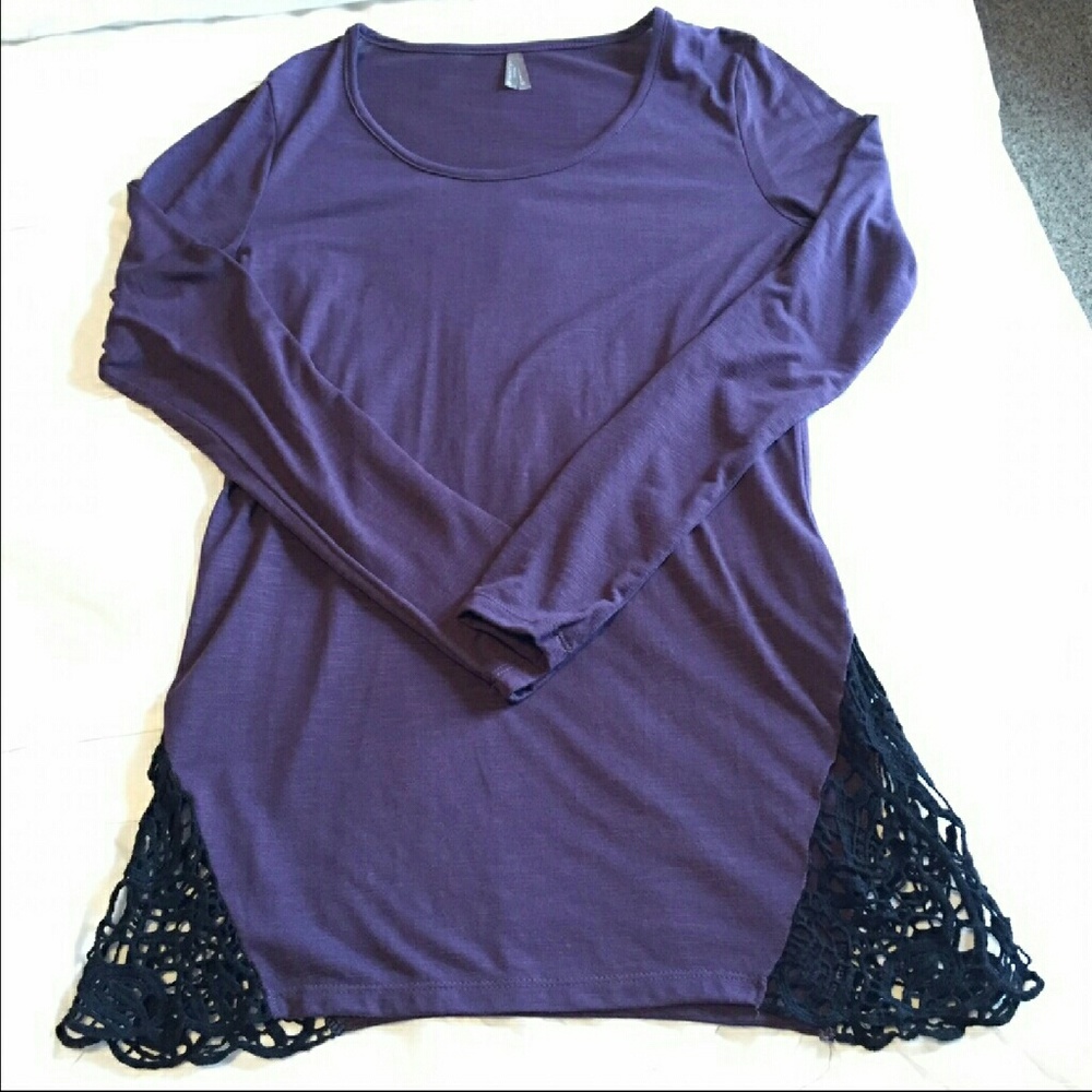 Vanity long sleeve tunic shirt