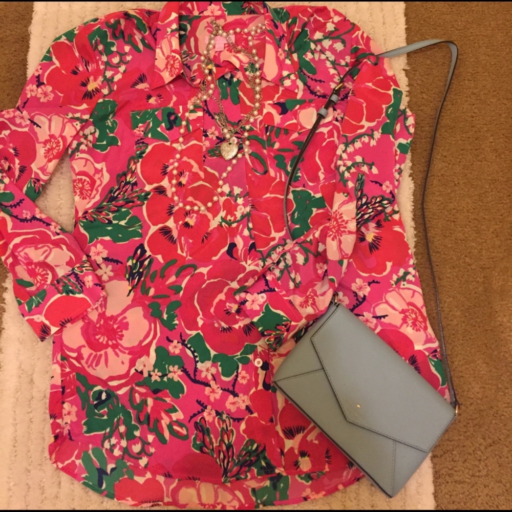 Lilly Pulitzer 🌸 Like New Blouse-Large