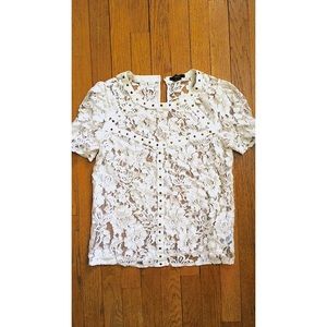 Delicate Floral Pattern Top