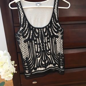 Express lace front tank