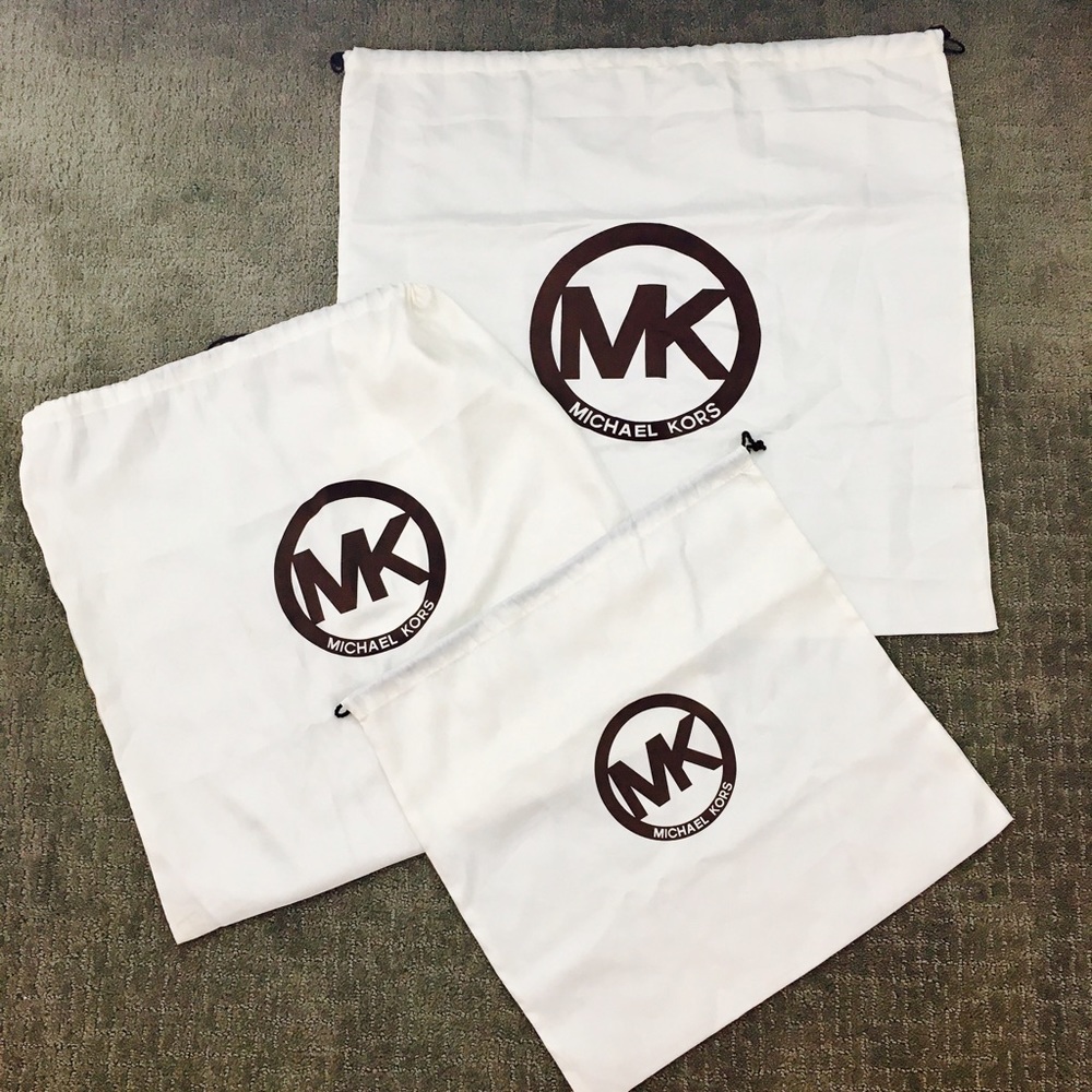 Sale!Sale!Michael Kors LARGE Ivory Satin Dust Bag.