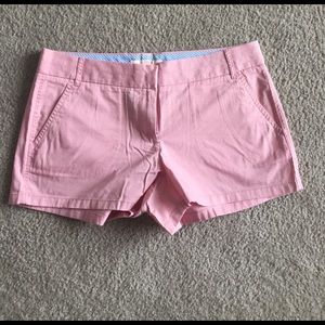 J. Crew pink chino shorts NWT