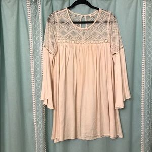 Cream lace dress
