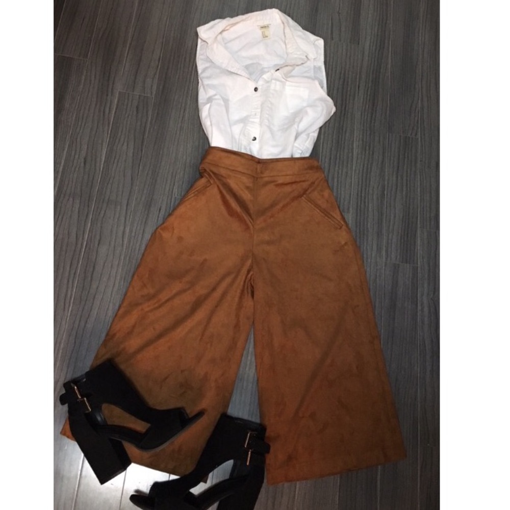Suedette Chic Culottes