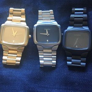 Three big player Nixon watches