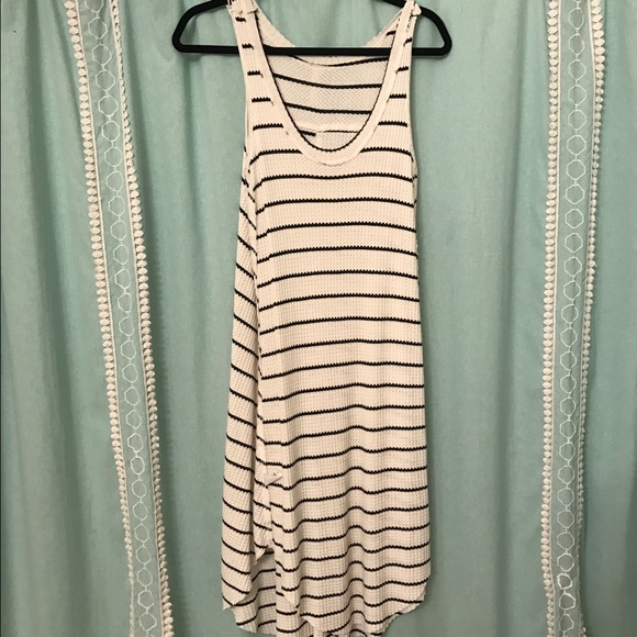 Black and white tank top dress - Picture 1 of 3