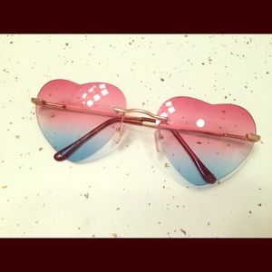 Rainbow Heart Sunglasses