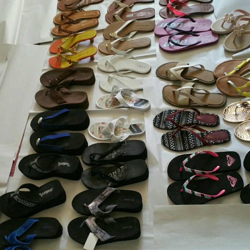 Flip flops and sandals