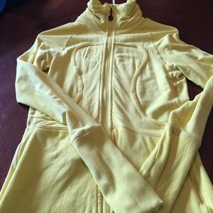 Women's luluemon bright yellow jacket