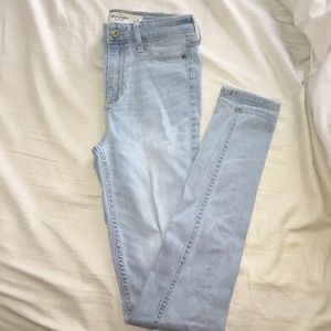 High waisted jeans