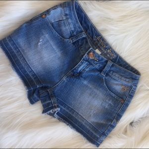 Justice jeans shorts