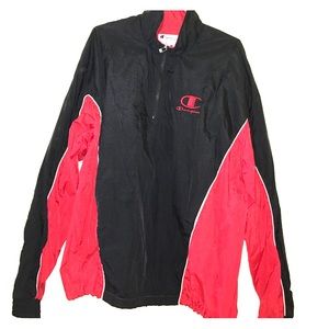 Big logo vintage Champion Windbreaker