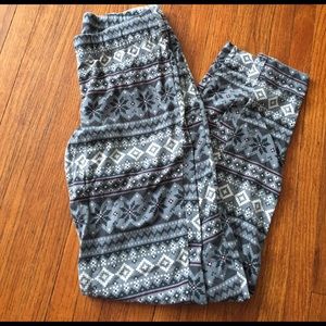 Maurice's fair isle leggings