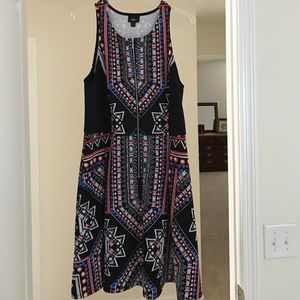 Mossimo sleeveless Aztec print dress