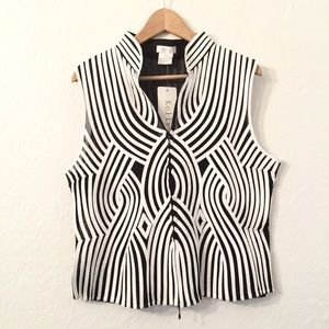 Kelly Sleeveless Color-block Top