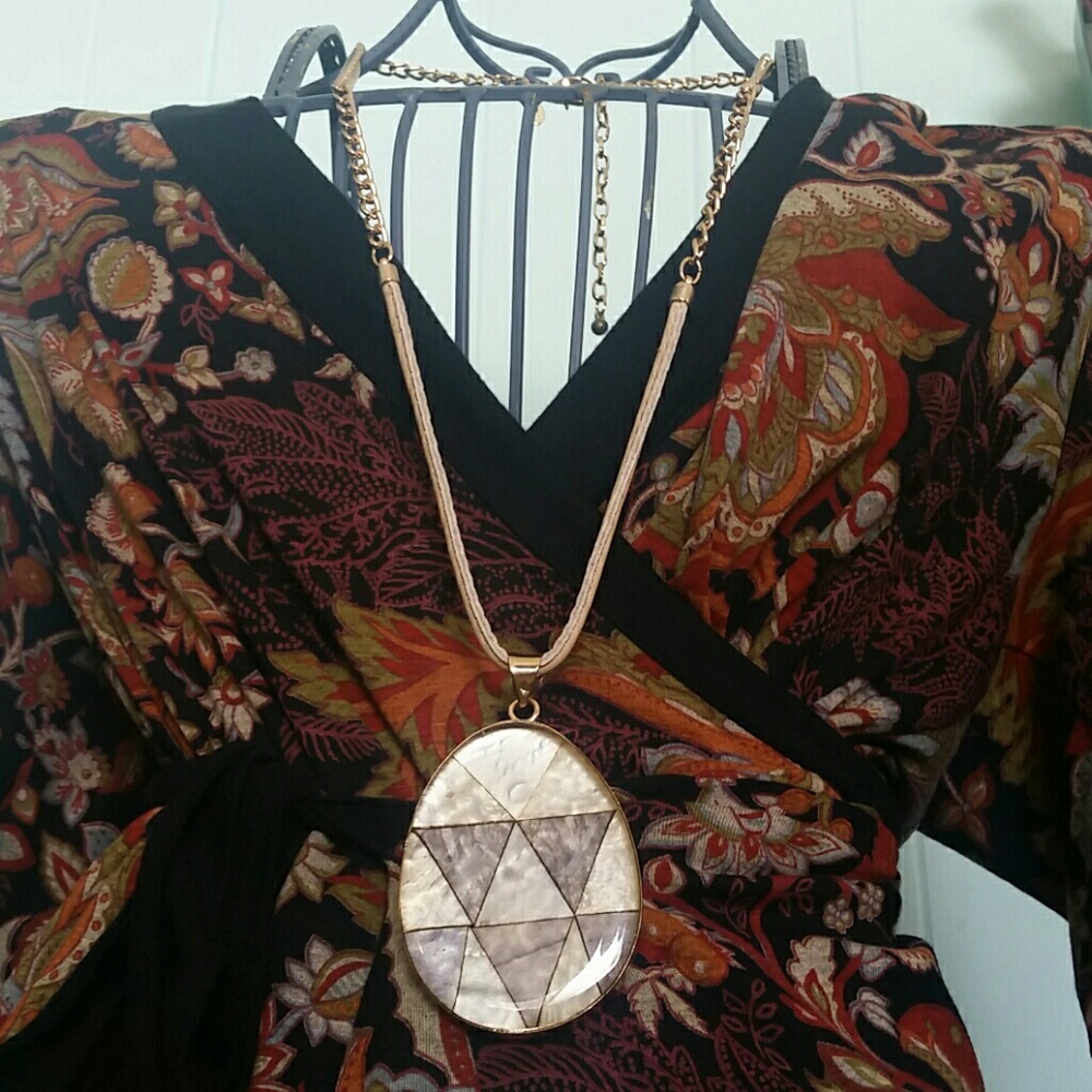 Chico's Geometric Statement Necklace - image 5