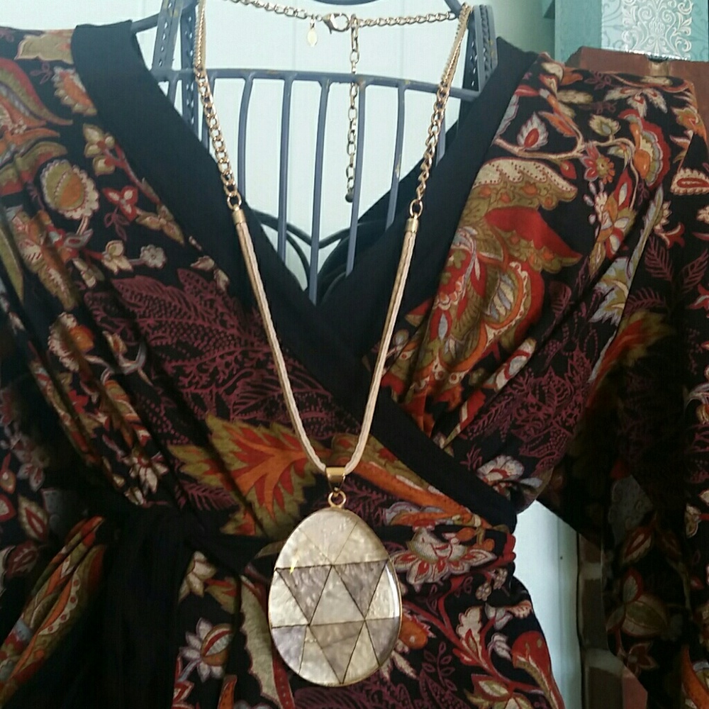 Chico's Geometric Statement Necklace - image 3