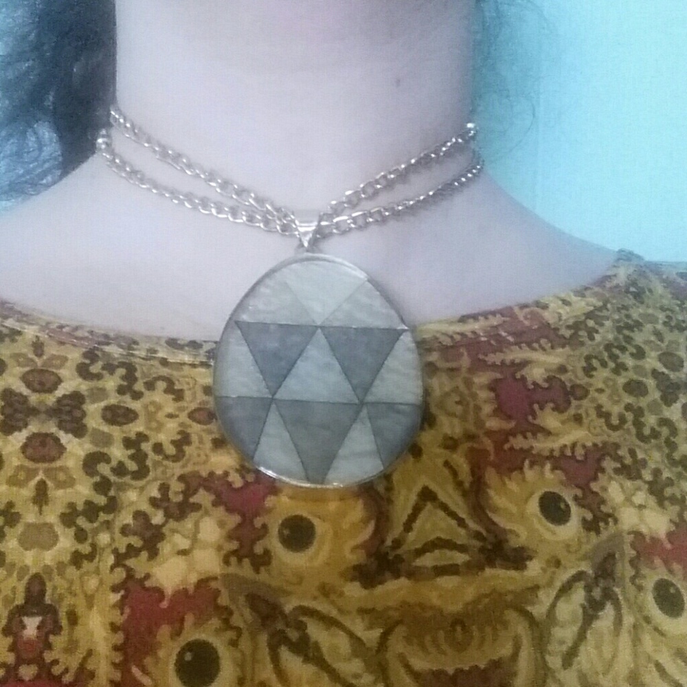 Chico's Geometric Statement Necklace - image 1