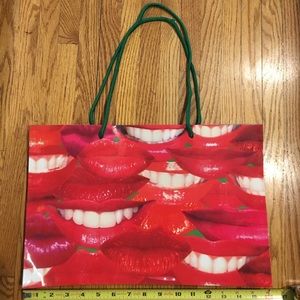 Rare Marc Jacobs Bloomingdale's Lip Shopping Bag